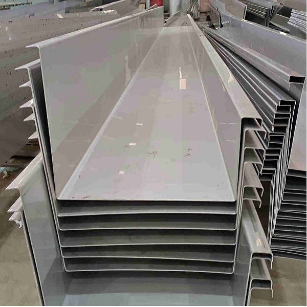 Máng xối inox thoát nước mưa cho mái tôn, nhà xưởng, công trình